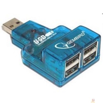 Контроллер GEMBIRD  HUB USB2.0 Mini 4-port UHB-CN224