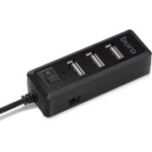 Контроллер Разветвитель USB 2.0 Buro BU-HUB4-0.5L-U2.0