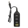 USB-концентраторы Exegate EX293976RUS USB-Хаб (концентратор) ExeGate DUB-42 (кабель-адаптер USB2.0 --> 4xUSB2.0, Plug&Play, черный)