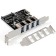 USB-концентраторы Exegate EX283716RUS Контроллер EXE-314 PCI-E 2.0, 4*USB3.0 ext, разъем доп.питания (OEM)