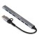 USB-концентраторы Exegate EX299790RUS USB-Хаб (концентратор) 7-в-1 ExeGate DUB-761C3 (кабель-адаптер USB Type-A + Type-C --> 6xUSB2.0, 1xUSB3.0, Plug&Play, серебристый)