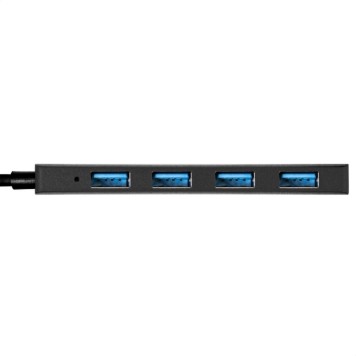 USB-концентраторы Exegate EX296928RUS USB-Хаб (концентратор) 4-в-1 ExeGate DUB-4P/3 (кабель-адаптер USB3.0 --> 4xUSB3.0, Plug&Play, черный)-2