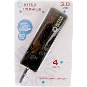 USB-концентраторы 5bites HB34-310BK Концентратор 4*USB3.0 / USB PLUG / BLACK