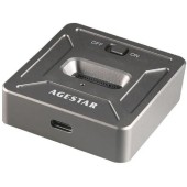 Контейнер для HDD AgeStar 31CBNV1C USB 3.1 SSD M.2 NVME, алюминий, серый, (GRAY)