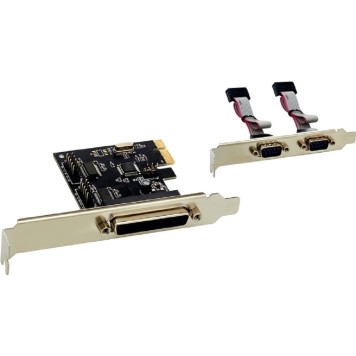 USB-концентраторы Exegate EX281226RUS Контроллер EXE-303 PCI-E, 2*COM port + 1*LPT (OEM)