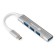 USB-концентраторы Exegate EX298168RUS USB-Хаб (концентратор) 4-в-1 ExeGate DUB-3213C (кабель-адаптер USB3.0 Type-C --> 3xUSB2.0, 1xUSB3.0, Plug&Play, Серебристый)