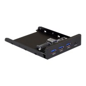 Контроллер Exegate EX283579RUS Планка USB на переднюю панель ExeGate U3H-623, 3,5