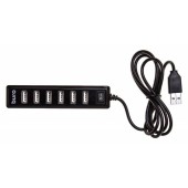 Контроллер BURO BU-HUB7-1.0-U2.0 Хаб (разветвитель) черный (436334)