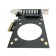 Контроллер Espada Контроллер PCI-E, U2 SFF-8639 для NVMe SSD, (PCIEU2A ver2) (45540)