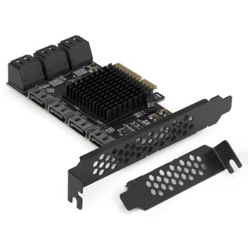 USB-концентраторы Exegate EX296208RUS Контроллер ExeGate EXE-510 (PCI-E x4, SATA3 6Gb/s, 10 int, ASMedia Chipset ASM1166)-1