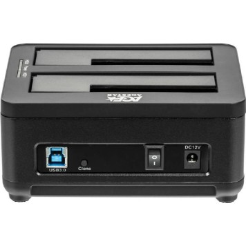 Контейнер для HDD AgeStar 3UBT8 black Док-станция для HDD AgeStar 3UBT8 SATA III пластик/алюминий черный 2.5