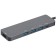 Контроллер Gembird Док-станция Type-C 5в1: 3xUSB3.1, PD100W, HDMI, кабель 17см, алюминий (UHB-D1)