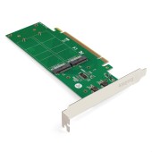 USB-концентраторы Exegate EX298299RUS Переходник ExeGate EXE-597E4 (4 x M.2 M key -> PCI-E x16 v3.0, для установки четырех SSD M.2 2230/2242/2260/2280/22110 M key NGFF в слот PCI-E, материнская плата должна быть c функ
