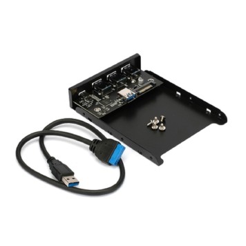 Контроллер Gembird Планка USB 3.0 на переднюю панель 3.5, 3 порта USB и 1 порт Type-C (FP3.5-USB3-3A1C)-2
