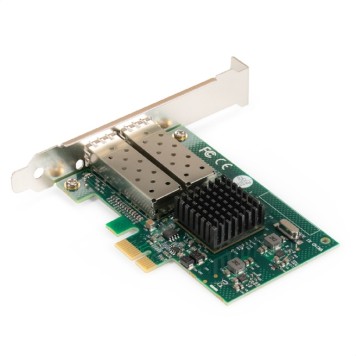 USB-концентраторы Exegate EX296229RUS Сетевой адаптер ExeGate EXE-82576-F2 (PCI-E x1 v2.0, порты 2xSFP, 10/100/1000Mbps, Gigabit Server NIC Intel Chipset 82576-F2)-1