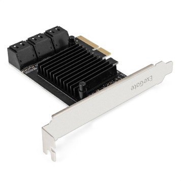 USB-концентраторы Exegate EX296207RUS Контроллер ExeGate EXE-516 (PCI-E x4 v3.0, SATA3 6Gb/s, 6 int, ASMedia Chipset ASM1166)