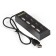 USB-концентраторы Exegate EX293977RUS USB-Хаб (концентратор) ExeGate DUB-42SW (кабель-адаптер USB2.0 --> 4xUSB2.0, кнопки включения/отключения для каждого порта, Plug&Play, черный)