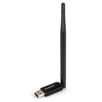 USB-концентраторы Exegate EX299652RUS Сетевой адаптер Wi-Fi 4 ExeGate EDWA-137-N300-1 (Беспроводной USB адаптер, Wi-Fi N (b/g/n), чипсет Realtek8192, до 300 Мбит/с на 2,4 ГГц, внешняя 3dBi антенна, USB 2.0)-2