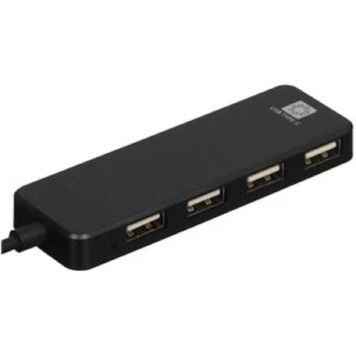 USB-концентраторы 5bites HB24C-210BK Концентратор 4*USB2.0 / TYPE-C PLUG / BLACK-1