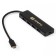 USB-концентраторы Exegate EX293986RUS USB-Хаб (концентратор) ExeGate DUB-4CP/1 (кабель-адаптер USB Type C --> 4xUSB3.0, Plug&Play, черный)