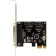 USB-концентраторы Exegate EX281226RUS Контроллер EXE-303 PCI-E, 2*COM port + 1*LPT (OEM)