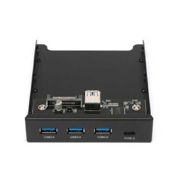 Контроллер Gembird Планка USB 3.0 на переднюю панель 3.5, 3 порта USB и 1 порт Type-C (FP3.5-USB3-3A1C)