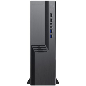 Корпус EL555BK PM-300ATX U3.0*2+U2*2+2*combo Audio: fan 9cm; intrusion switch  Slim Case 6141876-1