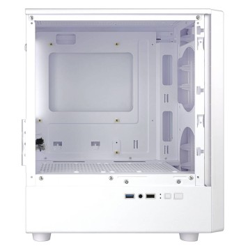 корпус Ginzzu CL413 mATX передняя панель Решетка белый-2