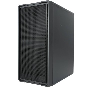 корпус Ginzzu B171  2*USB 2.0,AU боковая панель стекло передняя сетка-1