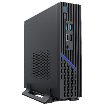 Корпус Foxline FL-109-AD120-DC mITX, w/ ext.PSU 120W, DC-converter, w/2xUSB2.0+2xUSB3.0, 1x40mmFan, black, VESA, w/pwr cord