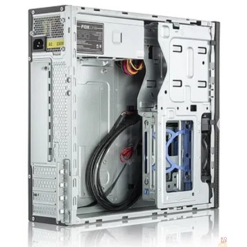 Корпус Foxline FL-203-TFX300S  micro-ATX, mini-ITX 300 W,2xUSB3.0, 2xUSB2.0, 8cm. fan-2