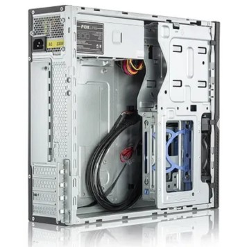 Корпус Foxline FL-203-TFX300S  micro-ATX, mini-ITX 300 W,2xUSB3.0, 2xUSB2.0, 8cm. fan-2