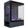корпус Ginzzu CL475 mATX FAN 3*12LC4 передняя панель Стекло