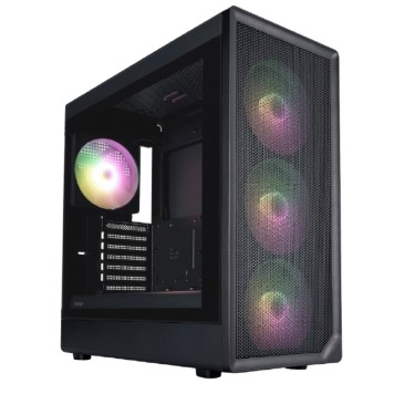 Корпус 1STPLAYER Корпус AU8 ARGB Black / E-ATX / 4x140mm ARGB fans / AU8-BK-4FE7-14