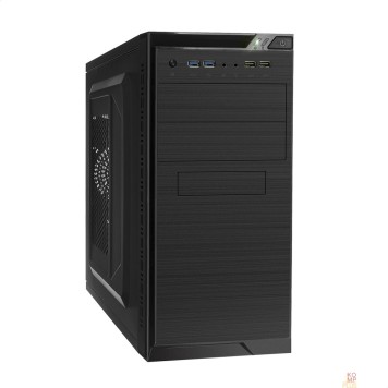 Корпуса Exegate EX272747RUS Корпус Minitower Exegate QA-412U Black, mATX, <XP500, Black, 120mm>, 2*USB+2*USB3.0, Audio