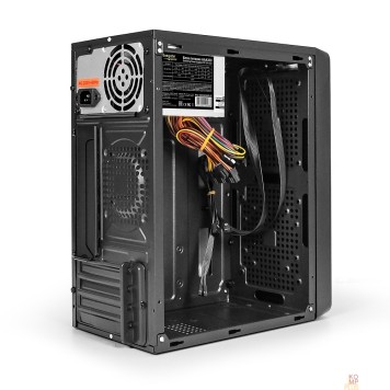 Корпуса Exegate EX277797RUS Корпус Minitower BAA-103 Black, mATX, <AAA350, 80mm>, 2*USB, Audio-1
