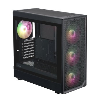 Корпус 1STPLAYER Корпус AU8 ARGB Black / E-ATX / 4x140mm ARGB fans / AU8-BK-4FE7-14-1