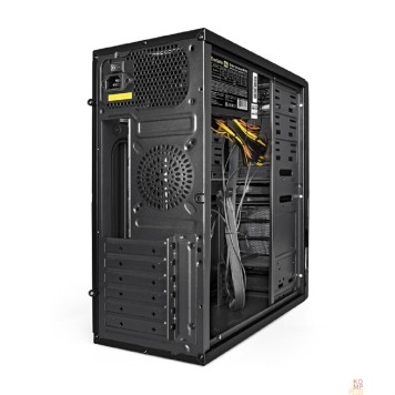 Корпуса Exegate EX278398RUS Корпус Miditower Exegate XP-329S Black, ATX, <XP450, Black,120mm>, 2*USB, Audio-1