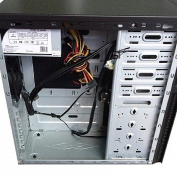 Корпус BA833BK PM-600ATX-F U3.0*2+A(HD) Mid-ATX  (PSU Powerman)  6125674  -1