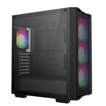 Корпус Deepcool CC560 Mesh V2 черный без БП ATX 4x120mm 5x140mm 2xUSB3.0 audio bott PSU-1