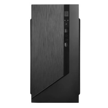 Корпус Foxline FZ-015 Forza mATX, w/o PSU, 2xUSB2.0, Black, w/o FAN, no power cord-1