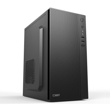 Корпус CBR Корпус mATX Minitower MX08, без БП, 2*USB 2.0, HD Audio+Mic, Black PCC-MATX-MX08-WPSU