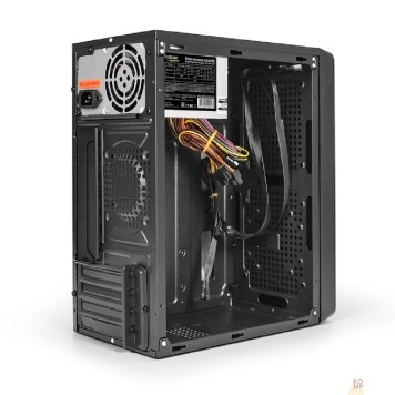 Корпуса Exegate EX283125RUS Корпус Minitower ExeGate BAA-108 Black, mATX, <AAA400, 80mm>, 2*USB, Audio-1