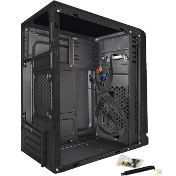 Корпуса Exegate EX283059RUS Корпус Minitower ExeGate BAA-106 Black, mATX, <AAA450, 80mm>, 2*USB, Audio-1