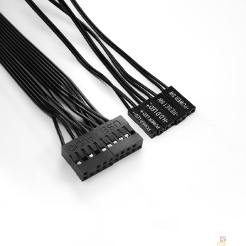 Корпуса Exegate EX283221RUS Корпус Miditower ExeGate UN-605B Black, ATX, <UN400, 120mm>, 2*USB, Audio, замок блокировки кнопки питания-2