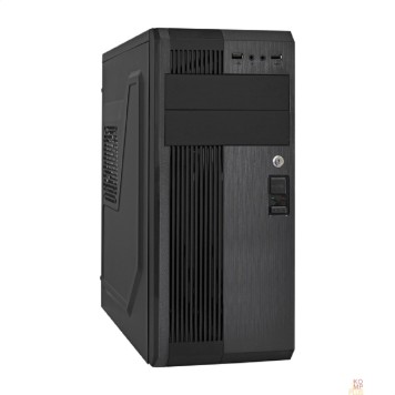 Корпуса Exegate EX283225RUS Корпус Miditower ExeGate UN-605B Black, ATX, <UN500, 120mm>, 2*USB, Audio, замок блокировки кнопки питания