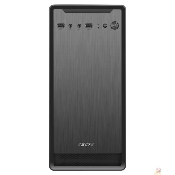 корпус Ginzzu B180 2*USB 2.0,AU w/o PSU-1