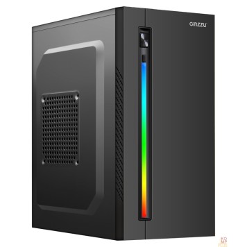 корпус Ginzzu D350 2*USB 2.0,AU RGB w/o PSU