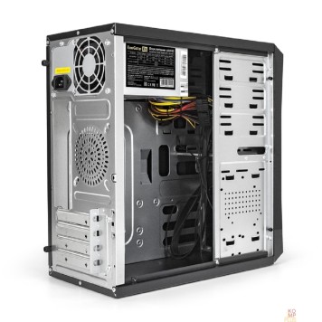 Корпуса Exegate EX284019RUS Корпус Minitower BA-201 Black, mATX, <AA450, 80mm>, 2*USB, Audio-1