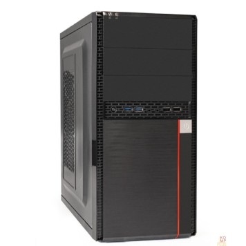 Корпуса Exegate EX284039RUS Корпус Minitower BA-204U Black, mATX, <без БП>, 2*USB+2*USB3.0, Audio